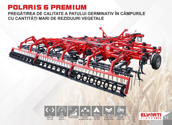 Cultivator Combinator ELVORTI POLARIS 4- 6 - imagine 3