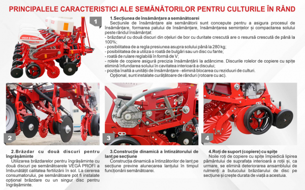 Semanatoare Pneumatica ELVORTI VEGA 6-8 PROFI - imagine 4
